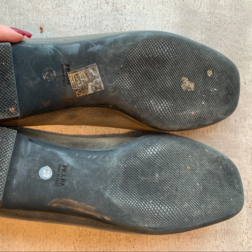 Prada Grey Loafers - Picture 8 of 8